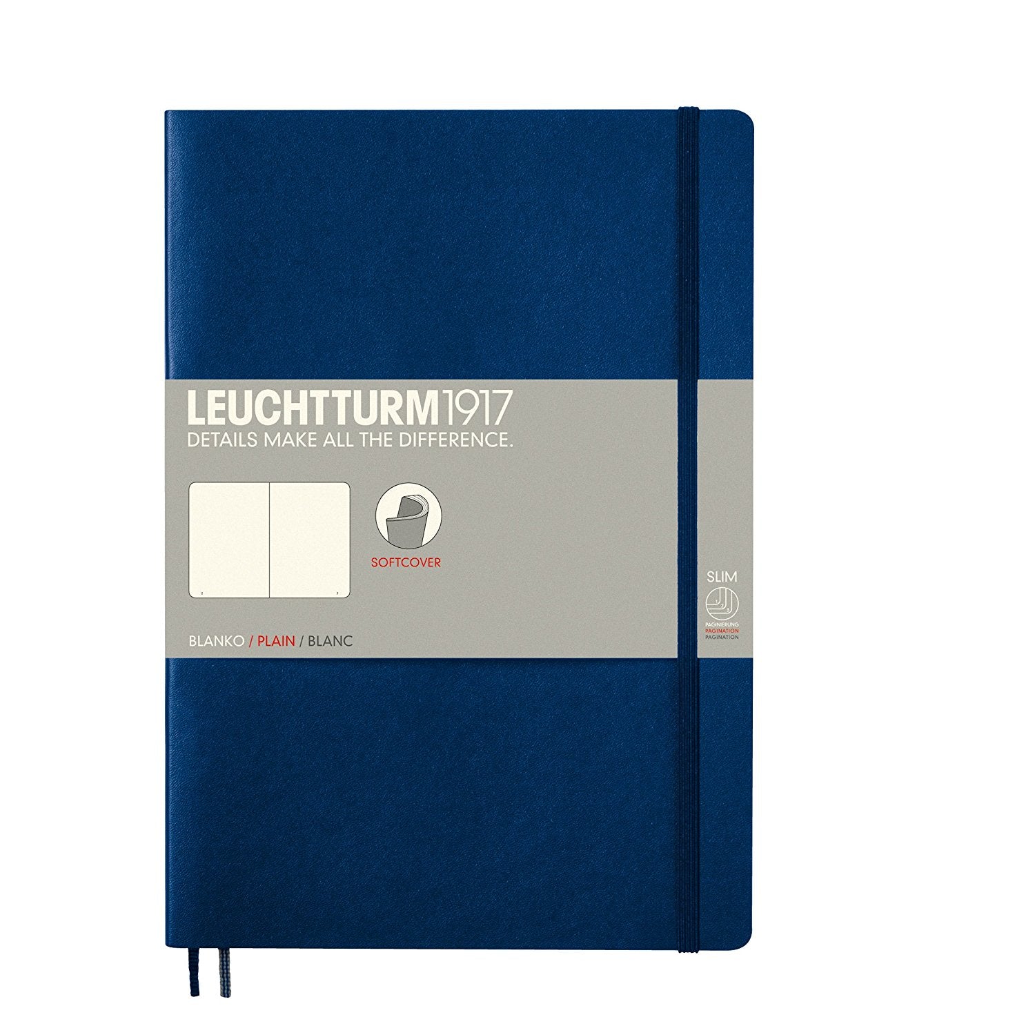 CAIET B5 VELIN COPERTA FLEXIBILA ALBASTRU NAVY LEUCHTTURM CAIET B5 VELIN COPERTA FLEXIBILA ALBASTRU NAVY LEUCHTTURM
